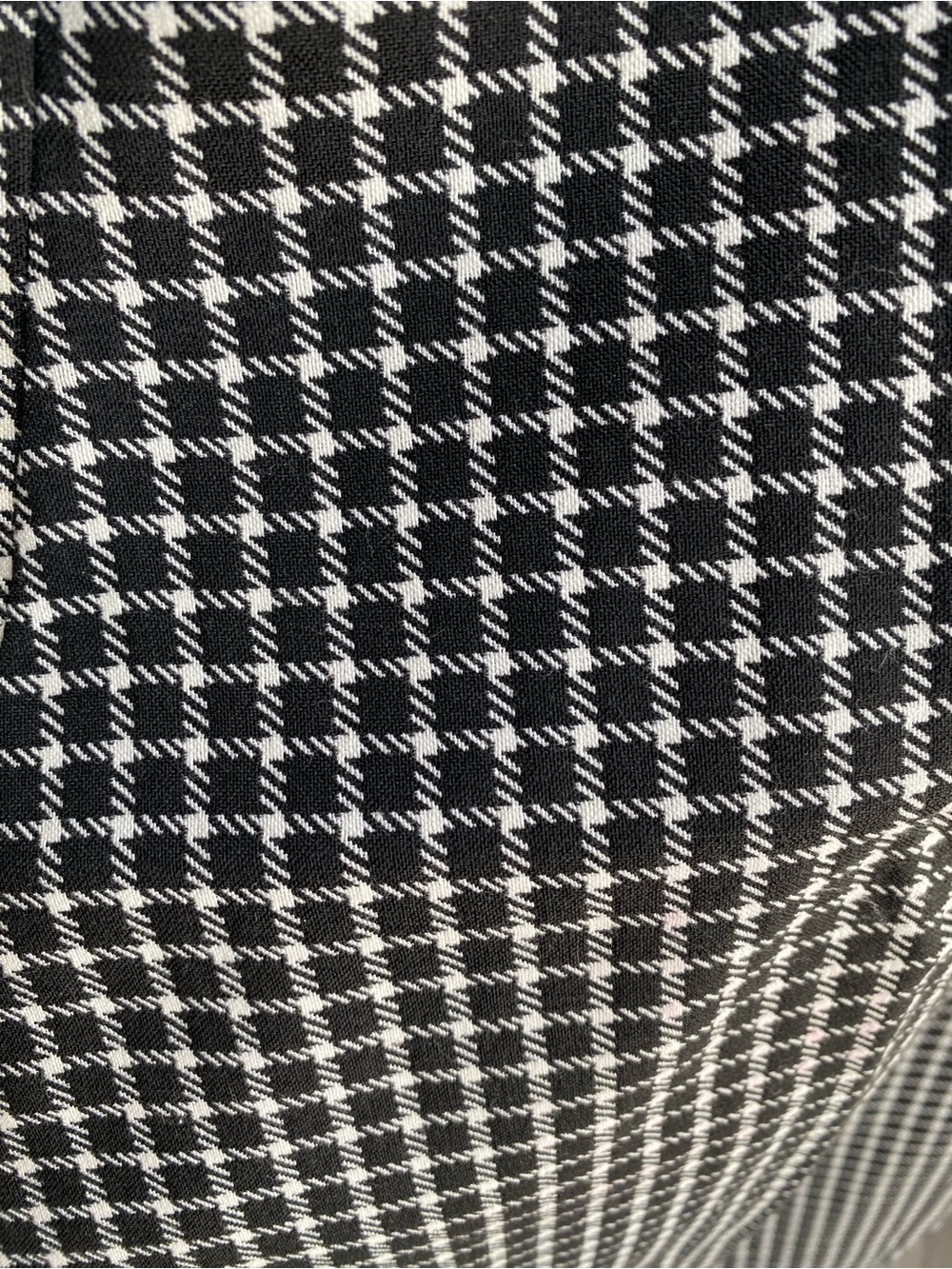 Calvin Klein Black and White Checked Midi Sheath Dress - Picture 3 of 4